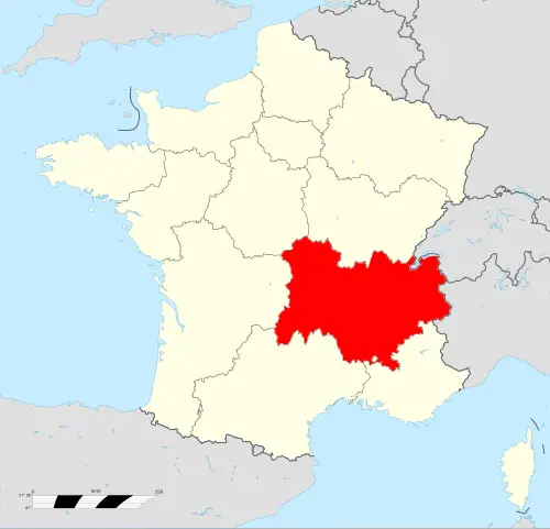 Localisation Auvergne-Rhône-Alpes