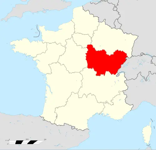 Localisation Bourgogne-Franche-Comté