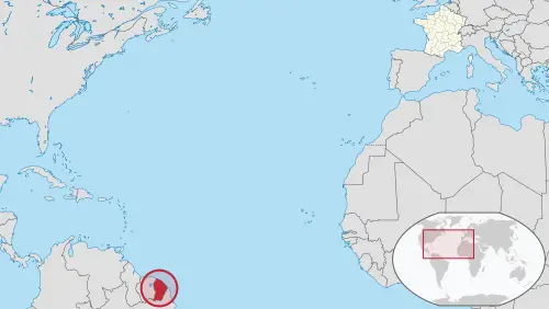 Localisation Guyane