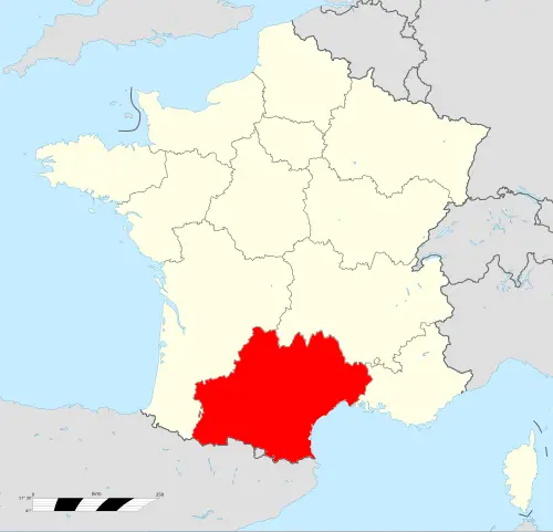 Localisation Occitanie
